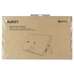Aukey Basix Pro Series (10k mAh) Wireless Charging Power Bank (PB-WL02) - Picture 1 of 5