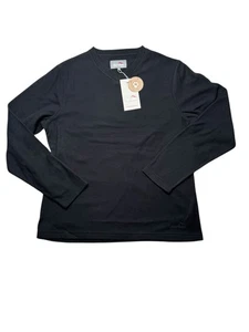 Peter Storm Black V Neck Fleece Pullover Lightweight Size 14 New With Tags - Picture 1 of 9