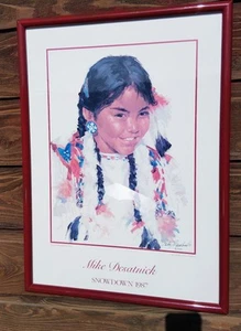 Stampa d'epoca Mike Desatnick Snowdown 1987 firmata n.1/200 Durango Colorado - Foto 1 di 15