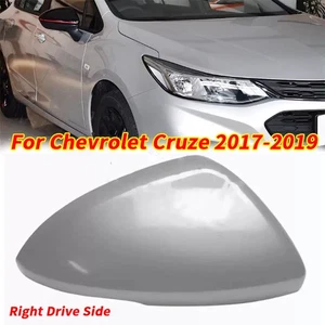 Silver Right Side Rearview Mirror Cap Cover For Chevrolet Cruze 2017-2019 - Picture 1 of 2