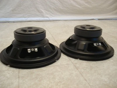 AUDIOSELECT NEW (2) 8" Replacement Speakers PAIR 4ohm bass woofers Car Home Audio subwoofer