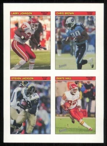2005 Bazooka Stickers #9 Chris Simms/Daunte Culpepper/Michael Vick/Philip Rivers - Picture 1 of 2