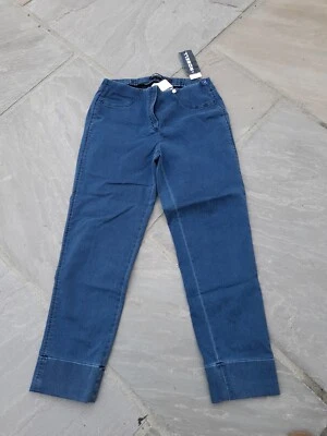 Robell Bella Natural Denim Blue Ankle Grazer Jeans-Sizes 8/10/12/14/16/18/20BNWT