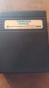 Omega Race - Vintage Commodore 64 C64 Video Game Cartridge - Authentic/Tested - Picture 1 of 3
