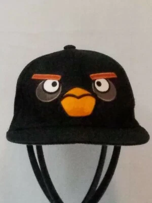Angry Birds Baseball Cap Adjustable Snapback Black Hat RN 109028 - Image 1 of 4