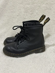 DR MARTENS DOC Air Wair 1460T Black Toddler Boots Unisex Size US 9 UK 8 EU 26 - Picture 1 of 9