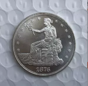 1876 cc Seated Liberty Silver 1 Dollar High Grade A++++ - Picture 1 of 4
