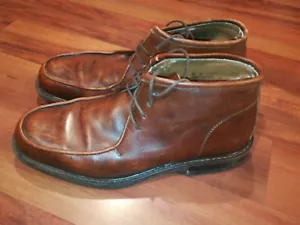 EASE by Florsheim 70677 Herren Leder Braun Chukka Stiefel Italien Schuhe Größe 9,5 M - Bild 1 von 11
