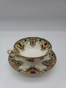 Taza de té y platillo vintage Nogi RS Inglaterra pintado a mano raro - Imagen 1 de 13