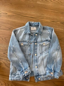 zara girls denim jacket, size 10 - Picture 1 of 1