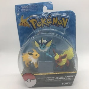 Tomy 2017 Pokemon Vaporeon, Jolteon, Flareon Figur 3er Pack - Bild 1 von 4