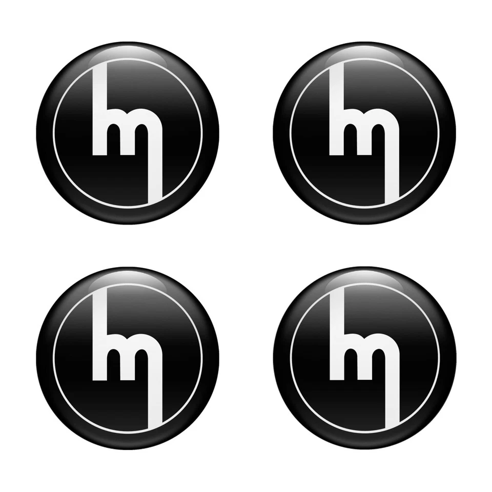 4 pcs Silicone Sticker for Wheel Center Hub Cap Mazda , Dome Emblem Logo - Изображение 1 из 1
