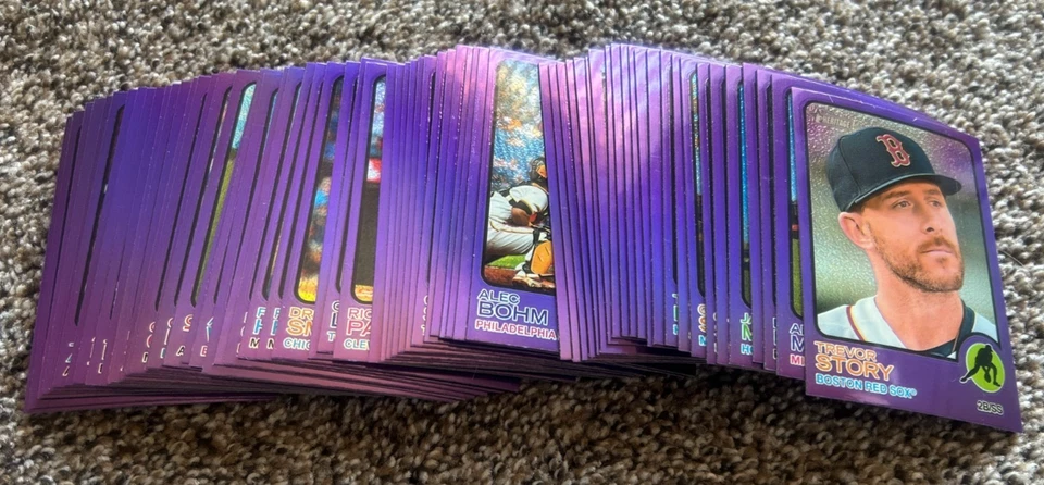 2022 Heritage High Number Purple Refractor Parallel Hot Box YOU PICK - Image 1 of 1