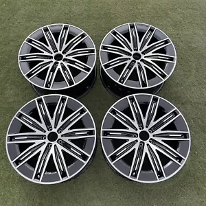 21 AMG MERCEDES EQS 580 RIMS SET 4 GENUINE WHEELS 2023 AMG STOCK OEM W/ TPMS - Picture 1 of 24