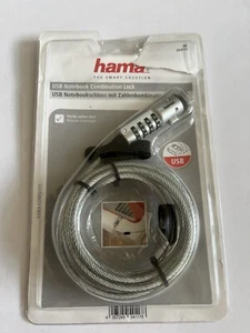 Hama Notebookschloss mit Zahlenkombination "Light" 1,8 m NEU & OVP - Afbeelding 1 van 2