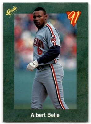 1991 Classic III Albert Belle Cleveland Indians #T37 - Image 1 of 2