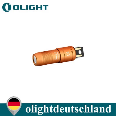 Olight imin 2 EOS Taschenlampe Orange mit integriertem USB-Stecker