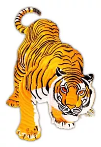 ad14★Tiger Groß Aufnäher zum aufbügeln Applikation Bügelbild Patch 9,7 x 15,2 cm - Bild 1 von 1