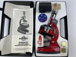 Vintage 1986 Tasco Microscope # YP1200ZC " Young Astronauts " UNTESTED - Picture 1 of 5