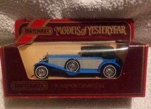 Vintage Die Cast Matchbox Model Yesteryear Y-16 1928 Mercedes Benz SS New Boxed - Picture 1 of 7