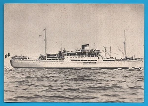 Motonave Antoniotto Usodimare Genova FG cartolina vintage postcard MA1676 - Imagen 1 de 2