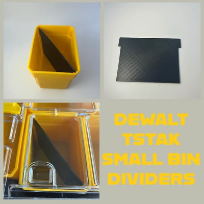 DEWALT TSTAK Small Bin Dividers -  Packs of 12, 6 or Single - Image 1 of 4