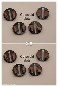 8x Scalextric Rundgeflecht Scheibenplatten C8329 High Performance 100% Kupfer Abholung - Bild 1 von 1