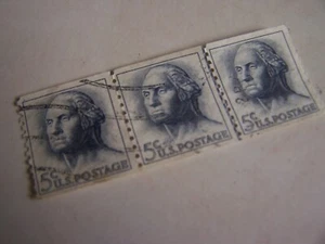 1960er George Washington 5 Cent Briefmarke USA Porto x 3 - Bild 1 von 3