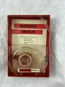 Vintage - Office Novelty - EXECUTIVE RED TAPE - 1979 - Sigma - NEW - VERY RARE - Picture 1 of 5