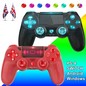 2X Wireless Controller for PlayStation 4 PS4 Dualshock Video Console Gamepad RGB - Picture 1 of 12