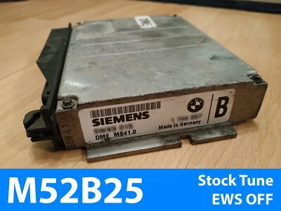 BMW E39 523i 2.5L M52 M52B25 ECU DME ENGINE CONTROL UNIT MS41 SIEMENS (NON EWS) - Image 1 of 2
