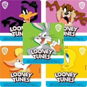 Looney Tunes Stickers x 5 - Looney Tunes Birthday Party Loot Bugs Daffy Taz - Picture 1 of 6