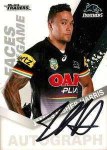 Signed 2018 Penrith Panthers NRL Faces Of The Game Card - James Fisher-Harris - Picture 1 of 3