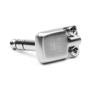 Enchufe cuadrado SP550-S perfil bajo ángulo recto 1/4" enchufe estéreo TRS, níquel - Imagen 1 de 2