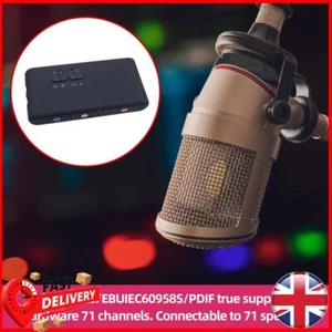 7.1 Sound Card 8 Channel DAC Output USB Audio Adapter for Home Desktop Speakers - Afbeelding 1 van 11