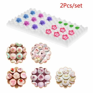 2pcs/lot Baking Fondant Cake Flower Styling Wave Foam Pad Mold Bakeware To BH - Picture 1 of 12