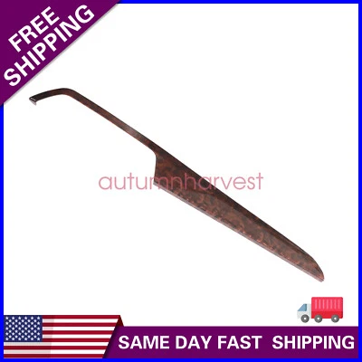 Tira de tablero de consola central para Mercedes Benz Clase C 2012 madera marrón Foto 1 de 4