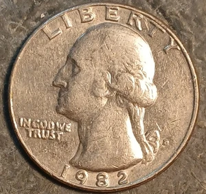 1982 d washington quarter error - Picture 1 of 6