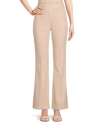 Pantalones Alex Marie Reese Gingham Bootcut Sarga Talla 16 Color Arena Nuevos con Etiquetas Foto 1 de 3