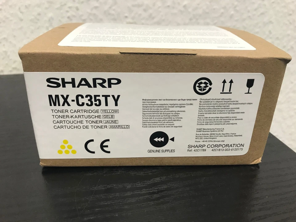 Original Sharp TONER MX-C35TY Gelb für Sharp MX-C407P  ~6000 Seiten - Bild 1 von 1