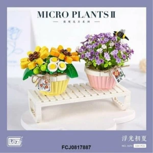 LOZ mini Blocks Kids Building Toys Flower Pot Plants Gift Home # 1674 - Picture 1 of 10