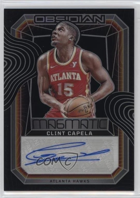 2023-24 Panini Obsidian Magmatic Signatures /99 Clint Capela #MS-CAP Auto - Image 1 of 2