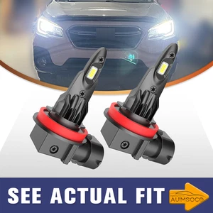 For Subaru WRX 2015-2018 LED Front Low Lamps 2x Bulbs Kits Plug&play - Picture 1 of 20