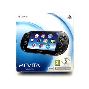 Console Playstation PS Vita Wi-Fi Crystal Black OLED + Memory Card 4Go - Picture 1 of 19