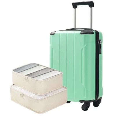 Lightweight Durable ABS Suitcase with Spinner Wheels, Built-in TSA Lock - Image 1 of 4