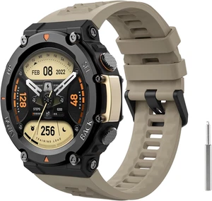 Correa de reloj compatible con Amazfit T-Rex 2 reloj inteligente GPS para exteriores, silicona suave - Imagen 1 de 12