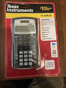Texas Instruments TI-30X IIS Calcolatrice Scientifica a 2 Linee, Nero - Foto 1 di 2