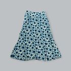 Seasalt Size 10 Panel Skirt - Cotton Lined Blue Daisy Print Lightweight Holiday