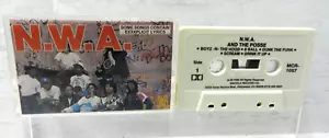 NWA N.W.A. and The Posse Cassette 1988 Debut Album Ruthless Mrc 1057 Works - Picture 1 of 2