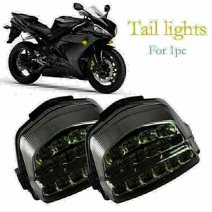 LED Integrated Tail Lights Turn Signals Lamp For Honda CBR1000R 2008-2012 Black - Picture 1 of 6